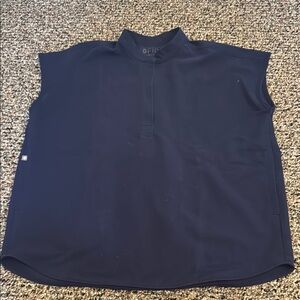 Navy Blue Rafaela Sleeveless Top